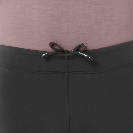Salomon SHAKEout Core Warm collant de course pour homme - Deep Black - porté