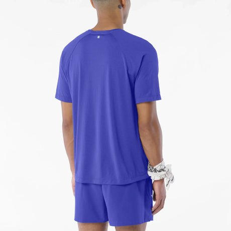 Salomon SHAKEout Core T-shirt de course et entrainement pour homme - Clematis Blue