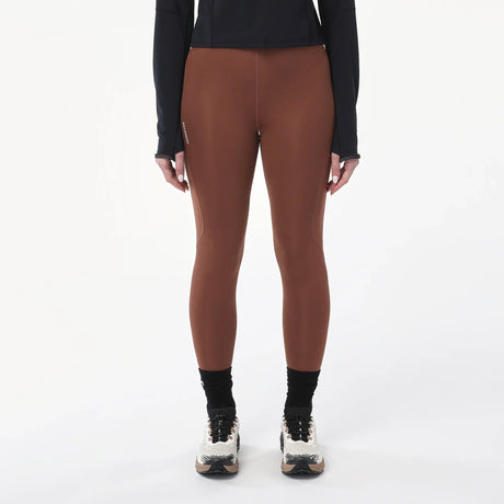 Salomon SHAKEout Core 28" leggings de course à pied pour femme - Burnt Umber