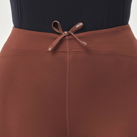 Salomon SHAKEout Core 28" leggings de course à pied pour femme - Burnt Umber