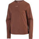 Salomon SHAKEout Core t-shirt de course à manches longues pour femme - Burnt Umber