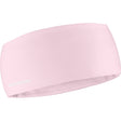Salomon Run Tech unisex winter running headband - Icy Pink - front view