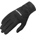 Salomon Tech Softshell gants de course d'hiver unisexes - Deep Black - vue de face