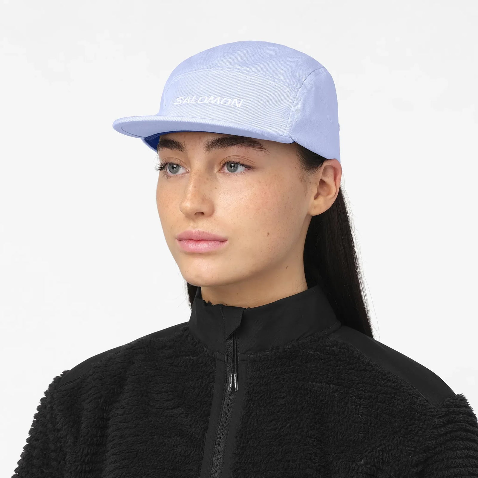 Salomon casquette Logo 5 panneaux unisexe - Brunnera Blue
