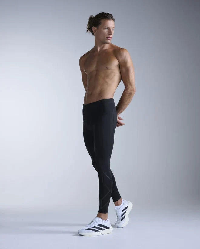 2XU leggings de compression sport de course à pied homme - Noir / Noir