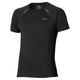 Mizuno DryAeroFlow T-shirt de course à pied pour homme - Noir
