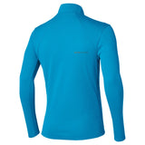 Mizuno Thermal Charge chandail demi-zip à manches longues de course à pied pour homme, coloris Bleu Jewel — vue 2