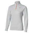 Mizuno Thermal Charge chandail demi-zip à manches longues de course à pied pour femme, coloris Cloudscape — image principale