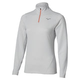 Mizuno Thermal Charge chandail demi-zip à manches longues de course à pied pour femme, coloris Cloudscape — image principale