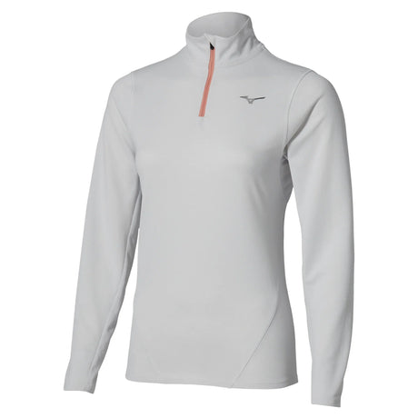 Mizuno Thermal Charge chandail demi-zip à manches longues de course à pied pour femme, coloris Cloudscape — image principale