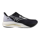 Mizuno Wave Rider 29 Origami chaussures de course à pied unisexes- Noir / Blanc