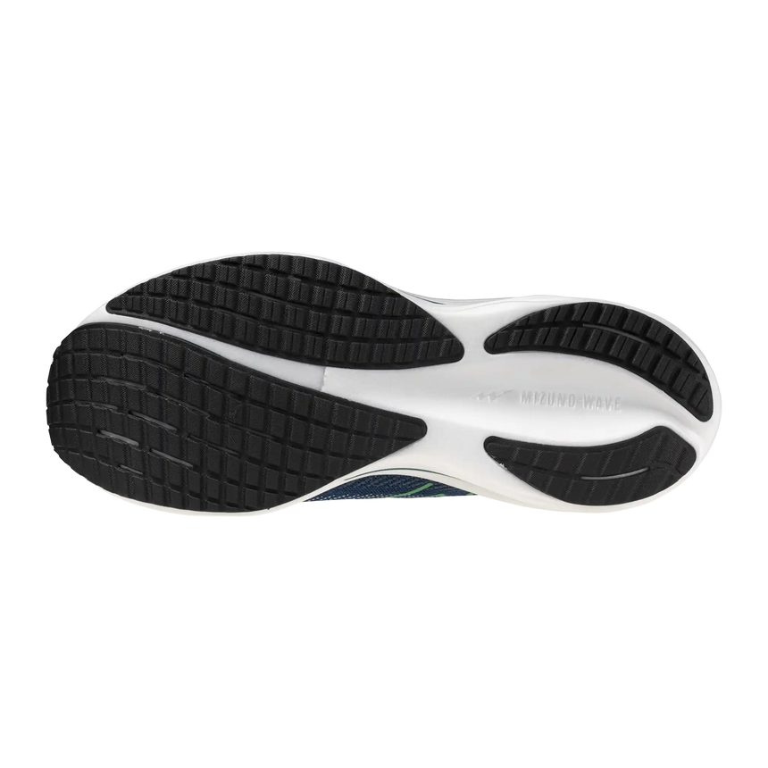 Mizuno Wave Rider 29 chaussures de course homme- Sailor Blue / Goblin Green