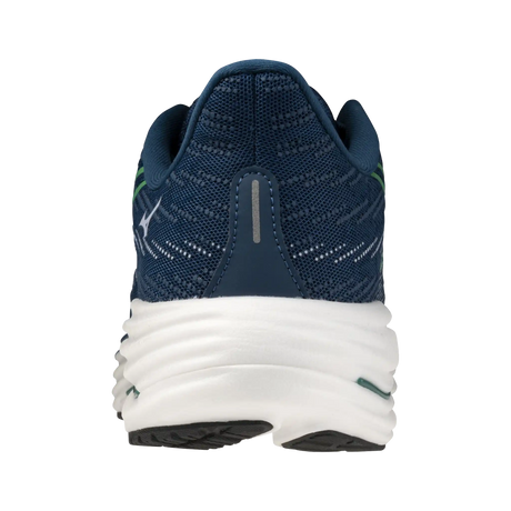 Mizuno Wave Rider 29 chaussures de course homme- Sailor Blue / Goblin Green