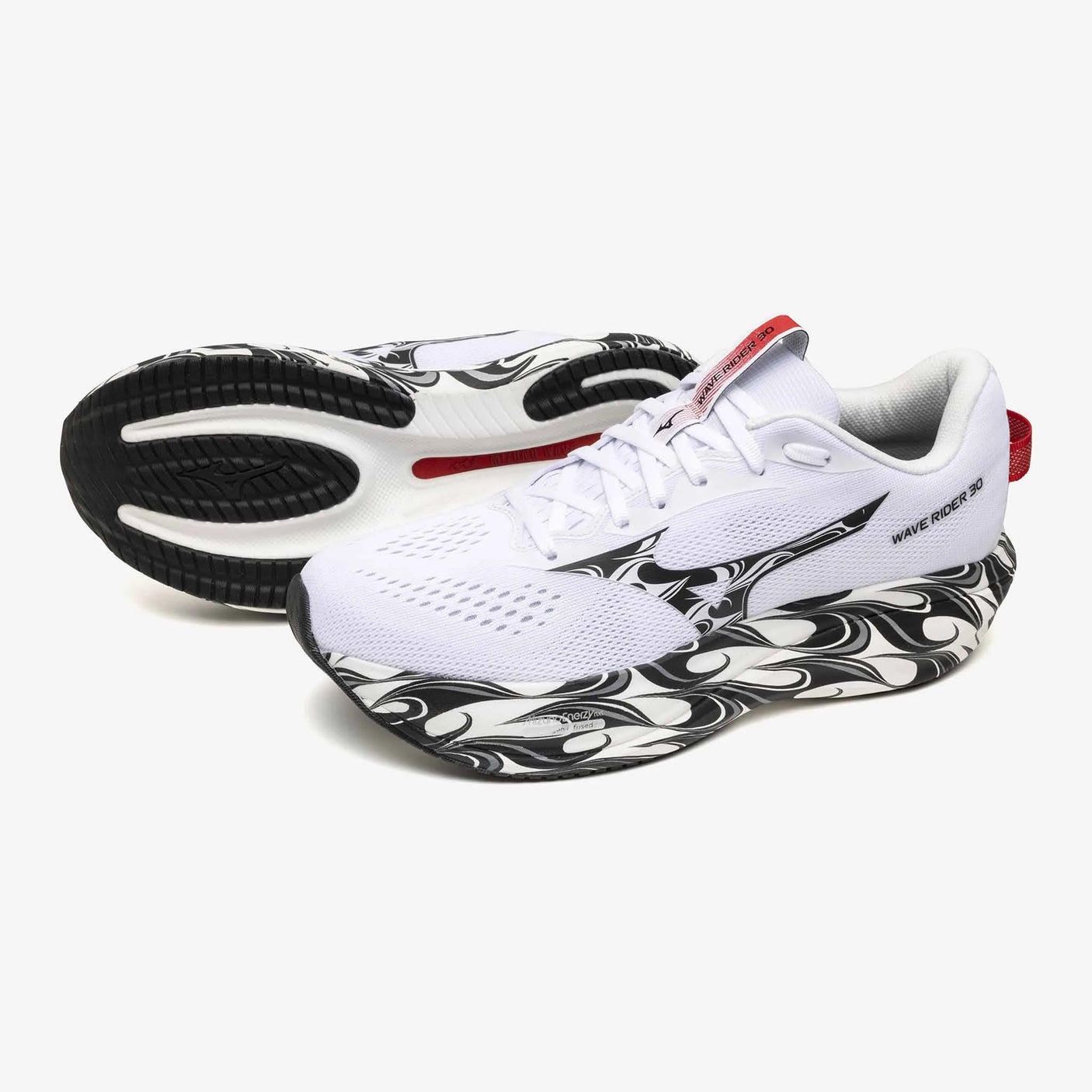 Mizuno Wave Rider 30 Anniversary Edition - White / Black