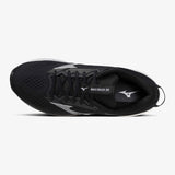 Mizuno Wave Rider 30 Men's Running Shoes - Black / White