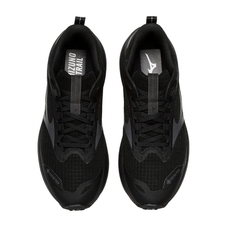 Mizuno Wave Rider GTX 4 chaussure de course à pied imperméable pour homme, coloris Black / Black Sand — vue 2