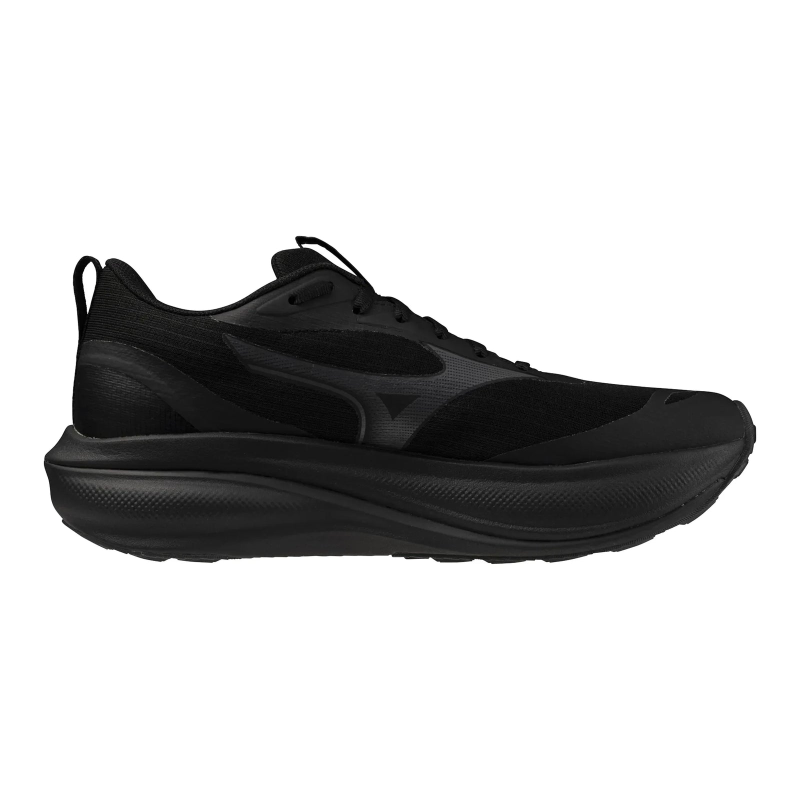 Mizuno Wave Rider GTX 4 chaussure de course à pied imperméable pour homme, coloris Black / Black Sand — vue 4