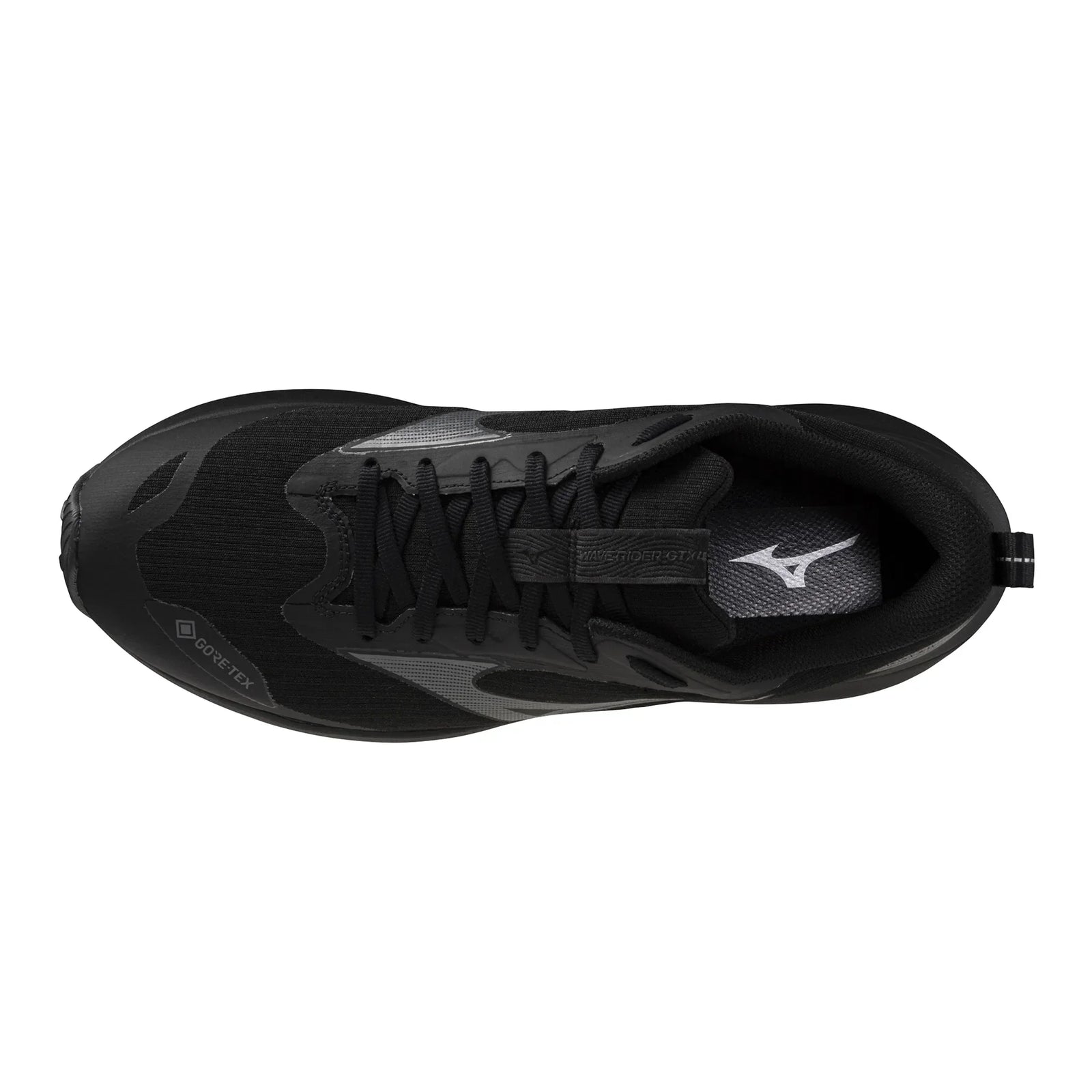 Mizuno Wave Rider GTX 4 chaussure de course à pied imperméable pour homme, coloris Black / Black Sand — vue 5
