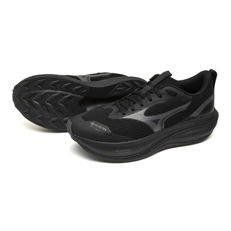 Mizuno Wave Rider GTX 4 chaussure de course à pied imperméable pour homme, coloris Black / Black Sand — vue 11