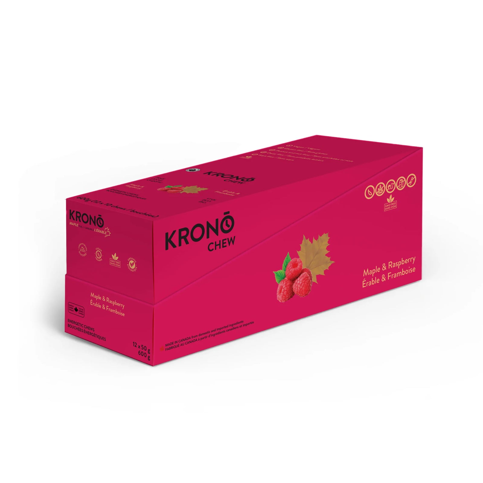 Krono Nutrition Energy Chews Maple & Raspberry