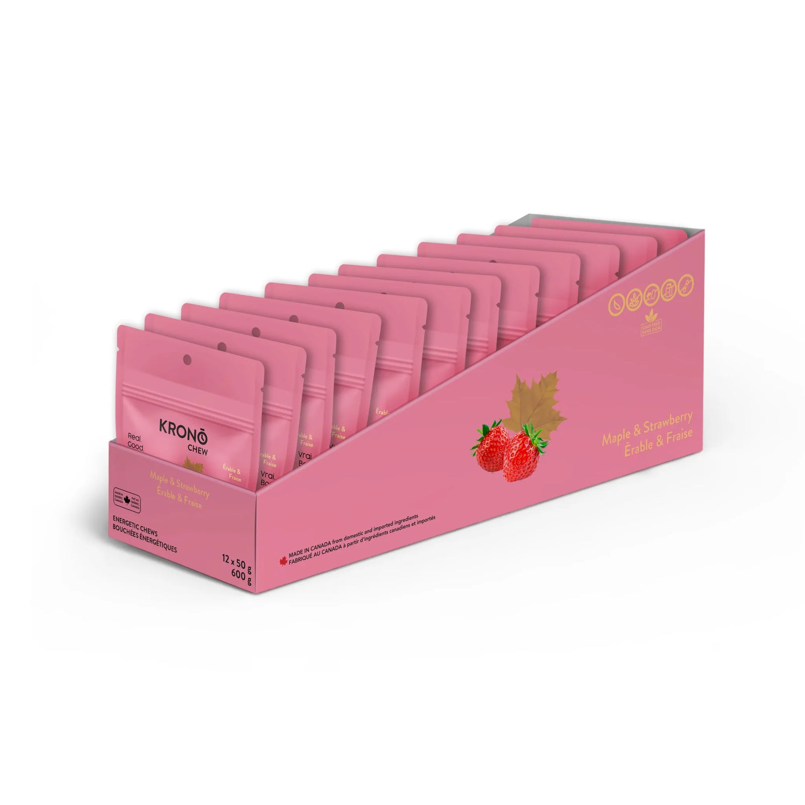 Krono Nutrition Chews Maple & Strawberry