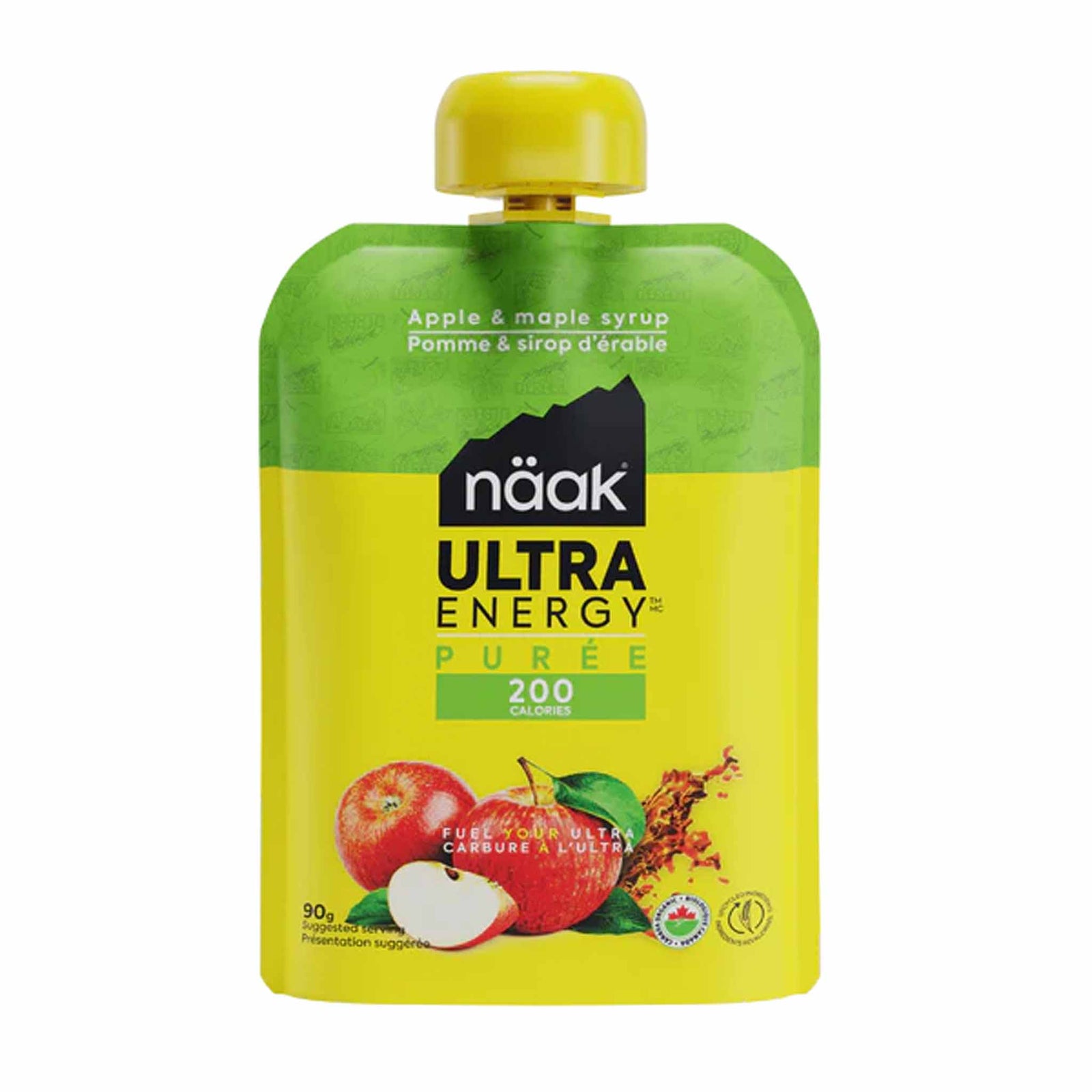 Näak Näak Ultra Energy™ Purée Énergétique pomme & sirop d'érable - 6 purées