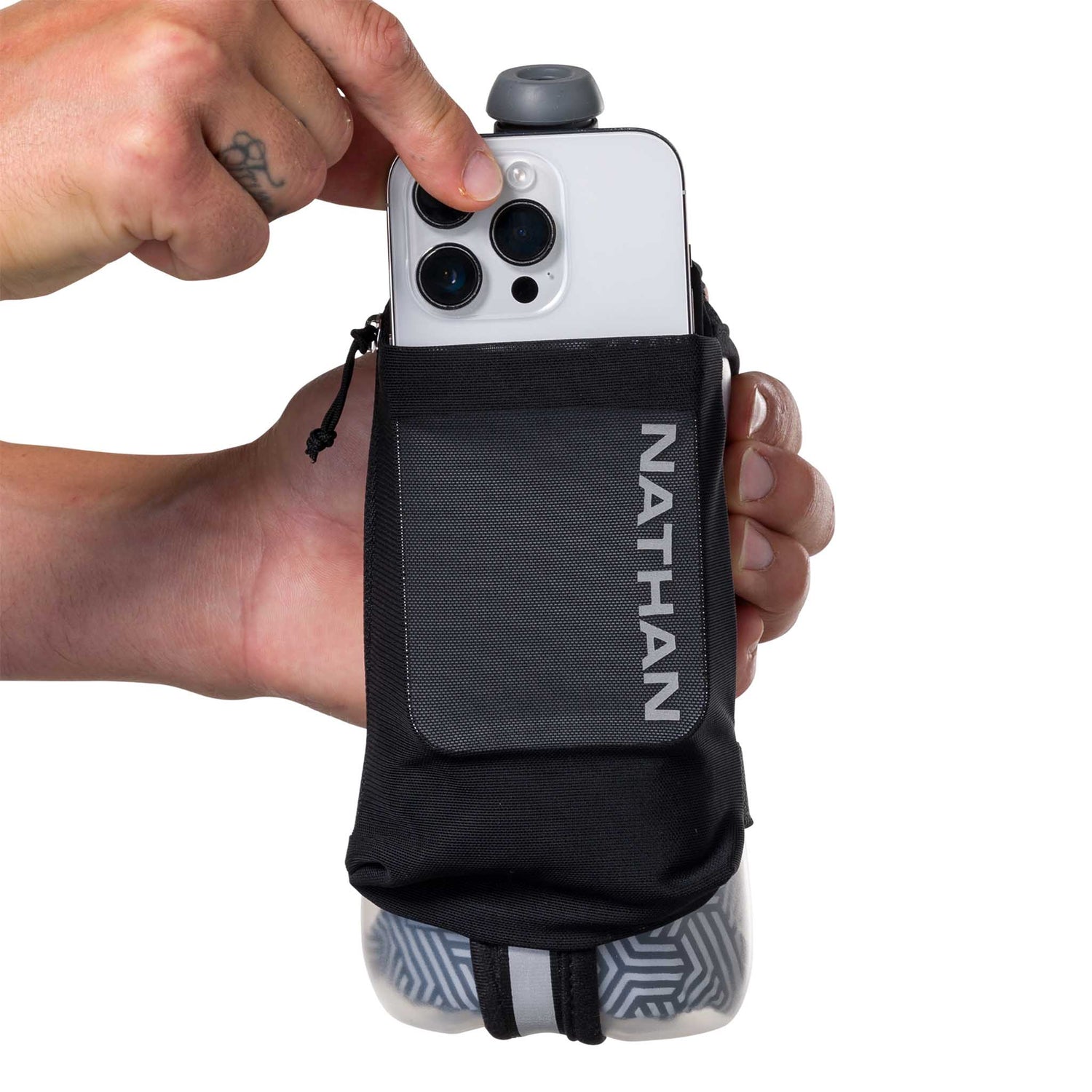 Nathan Nathan SpeedDraw 2 bouteille isolée à la main 18 oz d'hydratation de course à pied