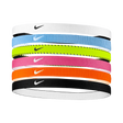 Nike Flex Classic Headbands bandeaux pour cheveux (pqt de 6) - Volt / Vivid Pink / White