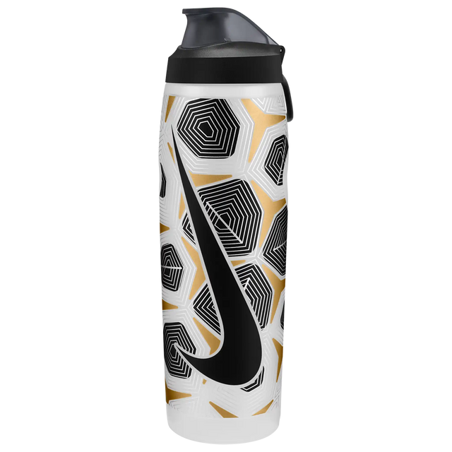 Nike Refuel Locking Lid Graphic 32oz  - Clear / Black / Flt Gold / Flt Silver / Black