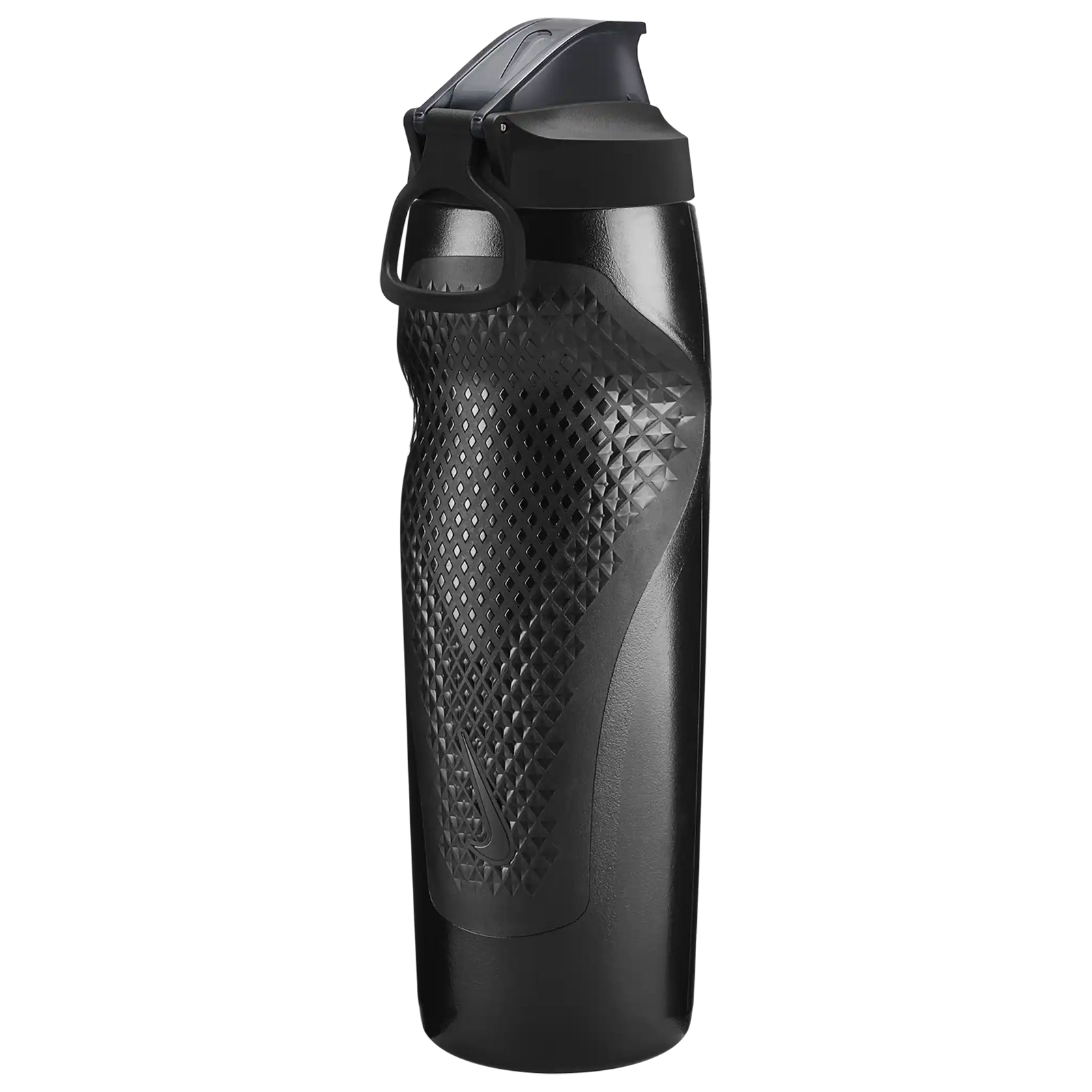 Nike Refuel Locking Lid Graphic 32oz  - Black / Black / Black / White