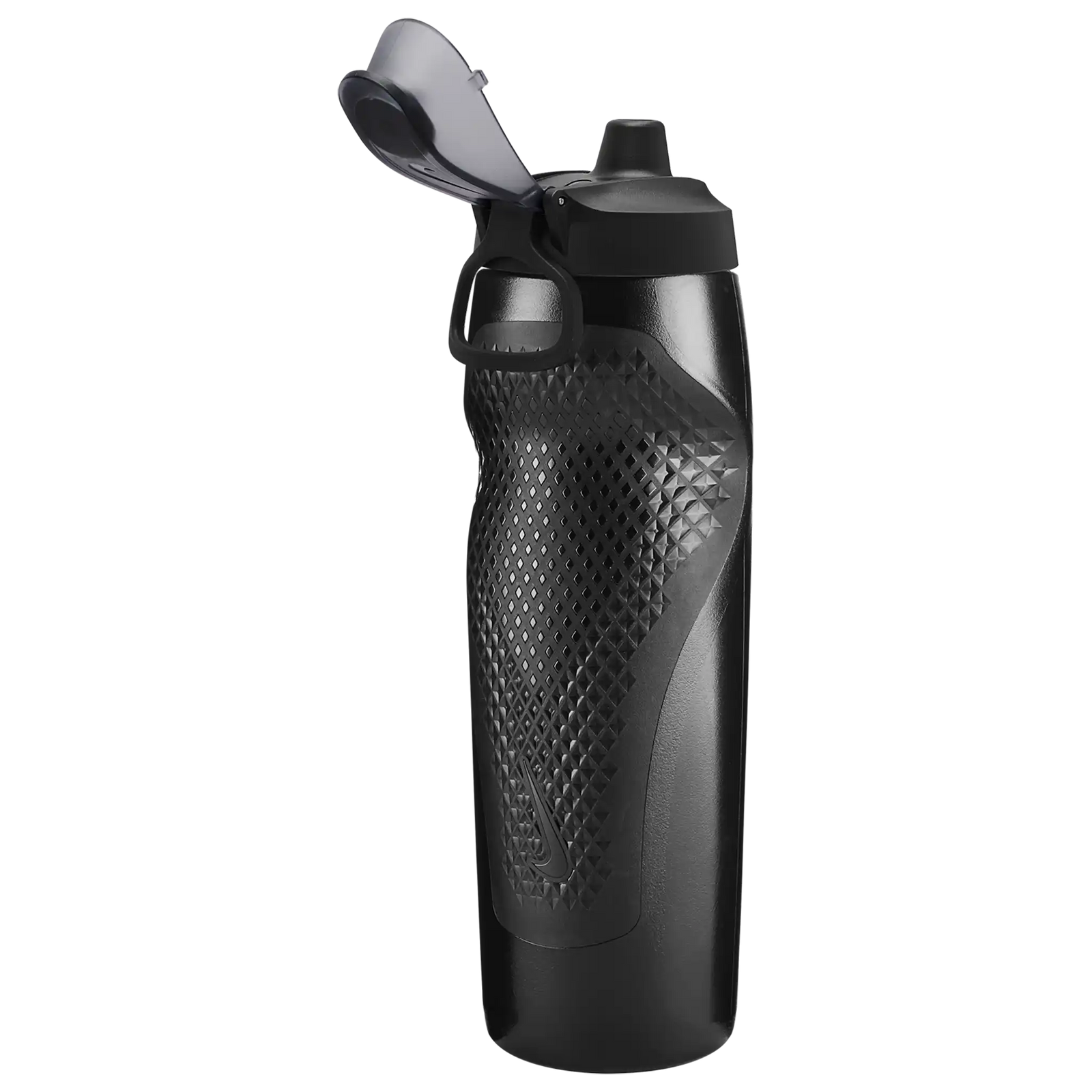 Nike Refuel Locking Lid Graphic 32oz  - Black / Black / Black / White
