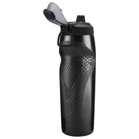 Nike Refuel Locking Lid Graphic 32oz  - Black / Black / Black / White