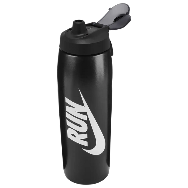 Nike Refuel Locking Lid Graphic 32oz  - Black / Black / Black / White