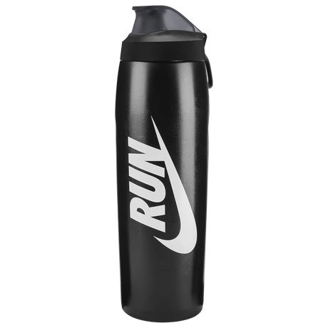 Nike Refuel Locking Lid Graphic 32oz  - Black / Black / Black / White