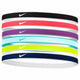 Nike Nike Tipped Swoosh 6pk 2.0 bandeaux sport pour cheveux