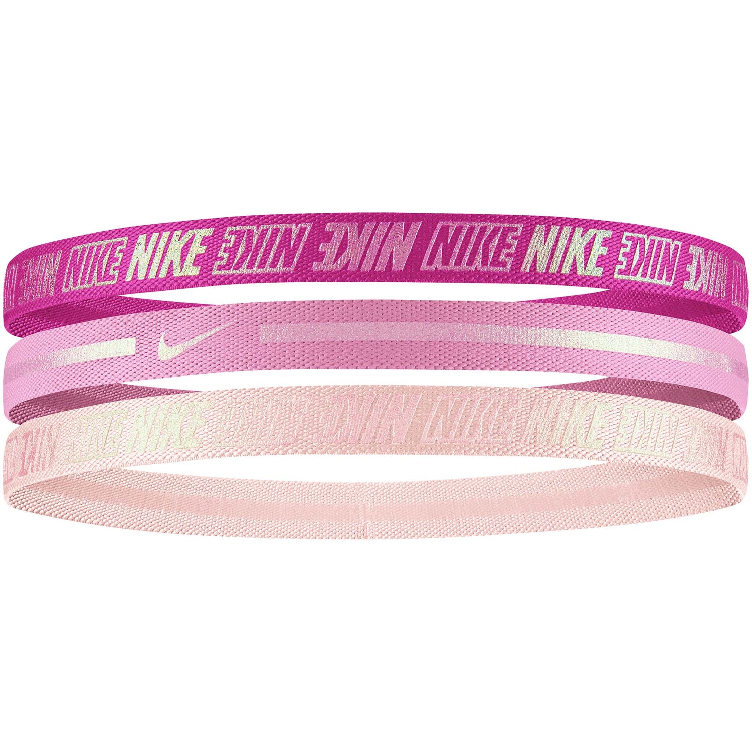 Nike Nike metallic 3pk 2.0 bandeaux pour cheveux