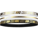 Nike Nike metallic 3pk 2.0 bandeaux pour cheveux