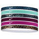 Nike Nike printed 6pk bandeaux sport assortis pour cheveux