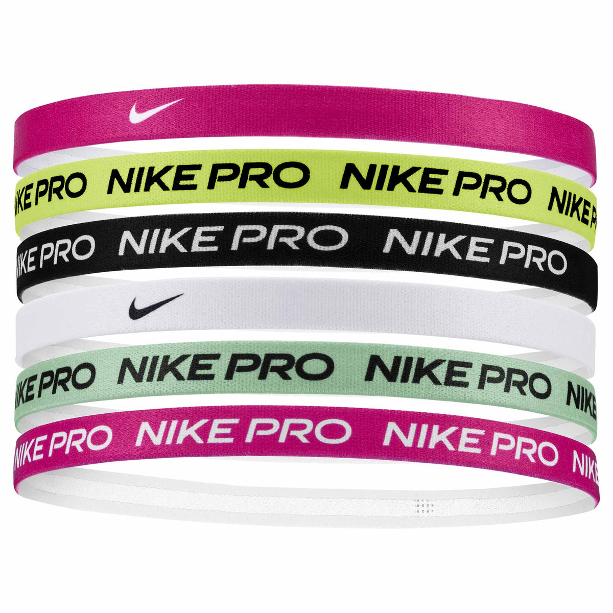 Nike Nike printed 6pk bandeaux sport assortis pour cheveux