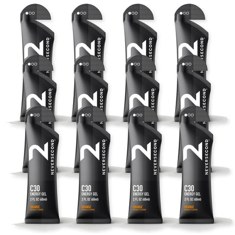 Neversecond C30 energy gel Orange - box of 12