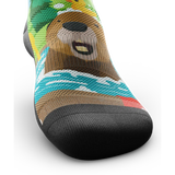 Outway Bubbly Beaver Crew unisex running socks - Green / Blue