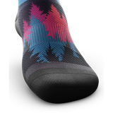 Outway Emberwood Quarter unisex running socks - Black / Blue