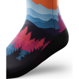 Outway Emberwood Quarter unisex running socks - Black / Blue