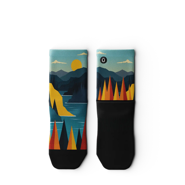 Outway Everflow Quarter Chaussette de course à pied unisexe