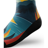 Outway Everflow Quarter unisex running socks - Black / Blue