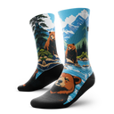 Outway Grizzlies Crew Chaussette de course à pied unisexe