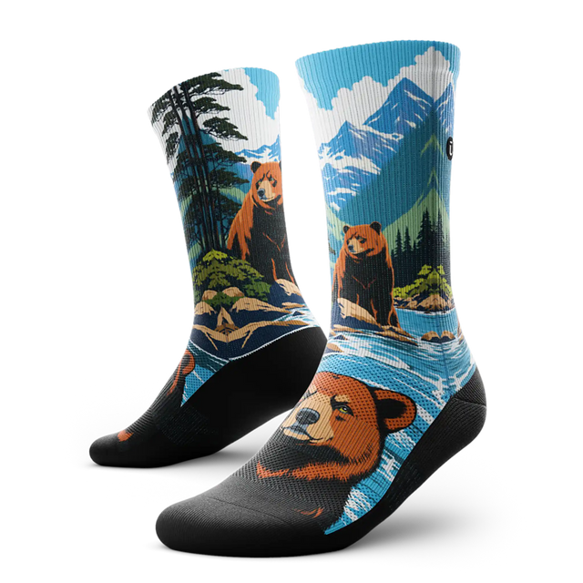 Outway Grizzlies Crew Chaussette de course à pied unisexe