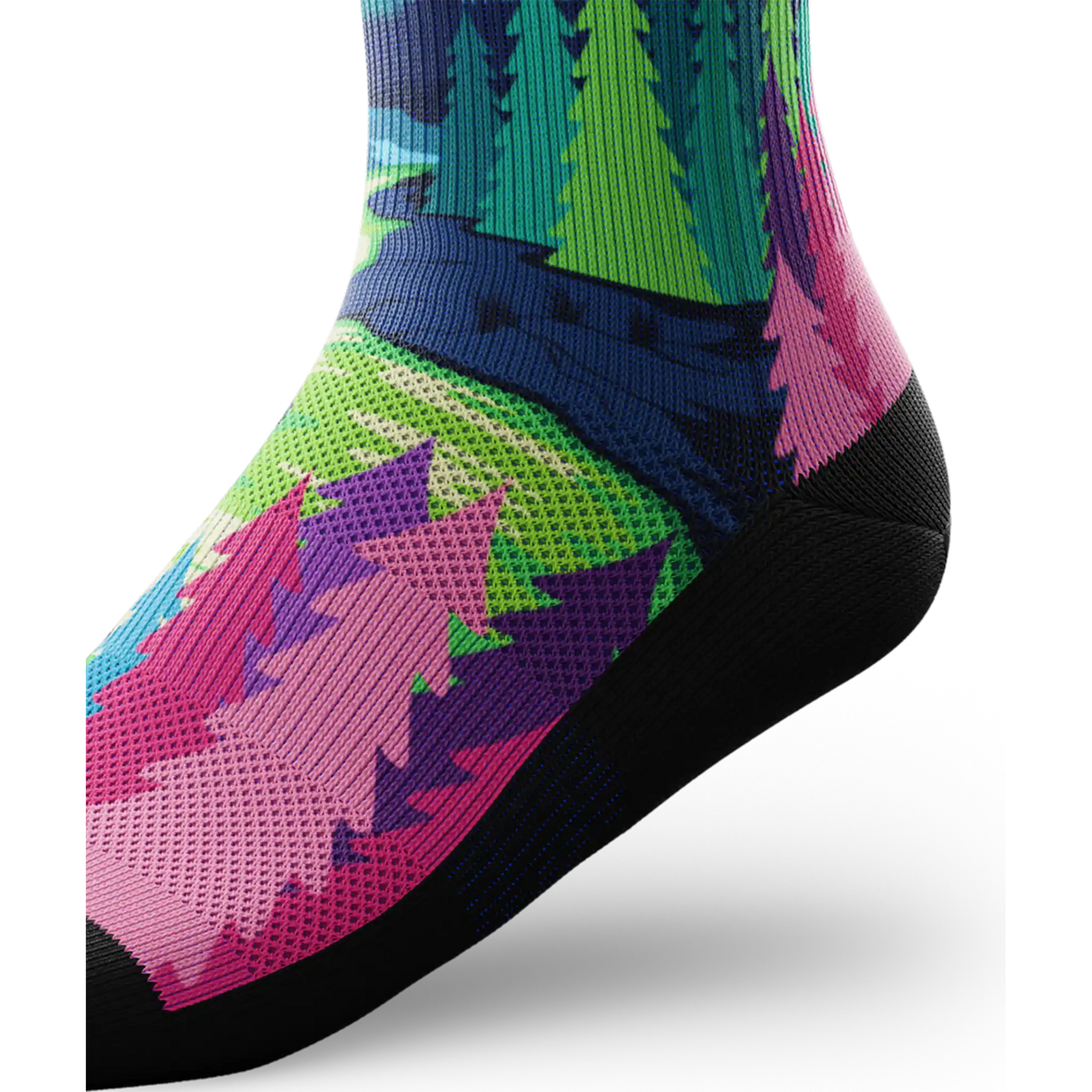 Outway Lost Paradise Crew unisex running socks - Green / Blue