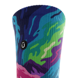 Outway Lost Paradise Crew unisex running socks - Green / Blue