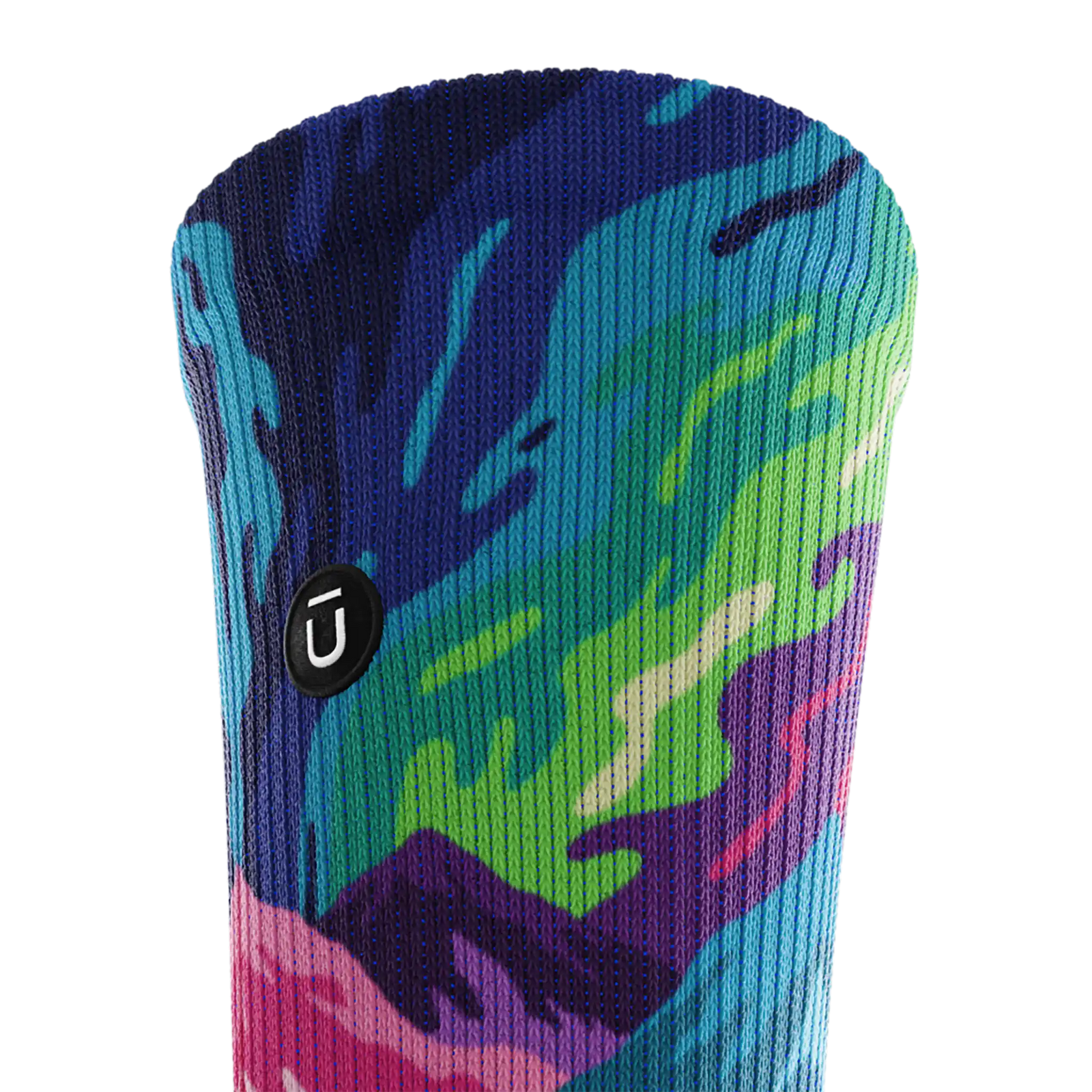 Outway Lost Paradise Crew unisex running socks - Green / Blue